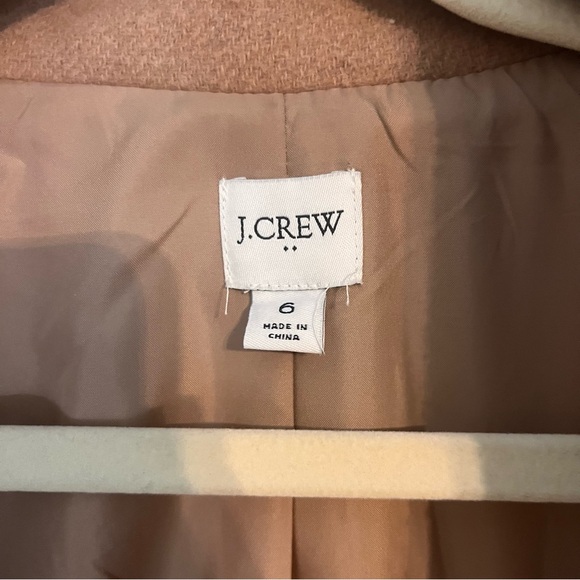 J Crew Cocoon Jacket, Camel w/ gold zipper - Picture 4 of 5